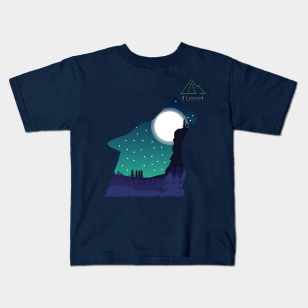 Wilderness Kids T-Shirt by 4elementapparel